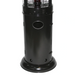 RADtec EF-CLEAR Ellipse Flame 80" Propane Gas Patio Heater - 78 x 22.5 x 22.5 in. - Black Color