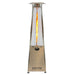 RADtec PYR-SSP Pyramid Series 93" Propane Gas Patio Heater - 24 x 24 x 93 in. - Stainless Steel Color
