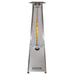 RADtec PYR-SSP Pyramid Series 93" Propane Gas Patio Heater - 24 x 24 x 93 in. - Stainless Steel Color
