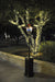 RADtec RF-ABNG Real Flame 96" Natural Gas Patio Heater - 19 x 19 x 96 in. - Antique Bronze Color