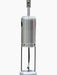 RADtec RF-SS Real Flame 96" Propane Gas Patio Heater - 19 x 19 x 96 in. - Stainless Steel Color