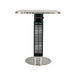 RADtec SBT-15S Electric Bistro Table (1500 Watts/110V) Infrared Electric Patio Heater - 24 x 24 x 30 in. - Aluminum Color