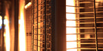 RADtec TF-WBG Tower Flame 89" Propane Gas Patio Heater - 20 x 20 x 89 in. - Black and Grey Wicker Color