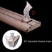 RADtec X33R X Series (3300 Watts/220V) 72" Weather Resistant Zero Light Infrared Electric Patio Heater - 72 x 8 x 2 in. - Beige Color